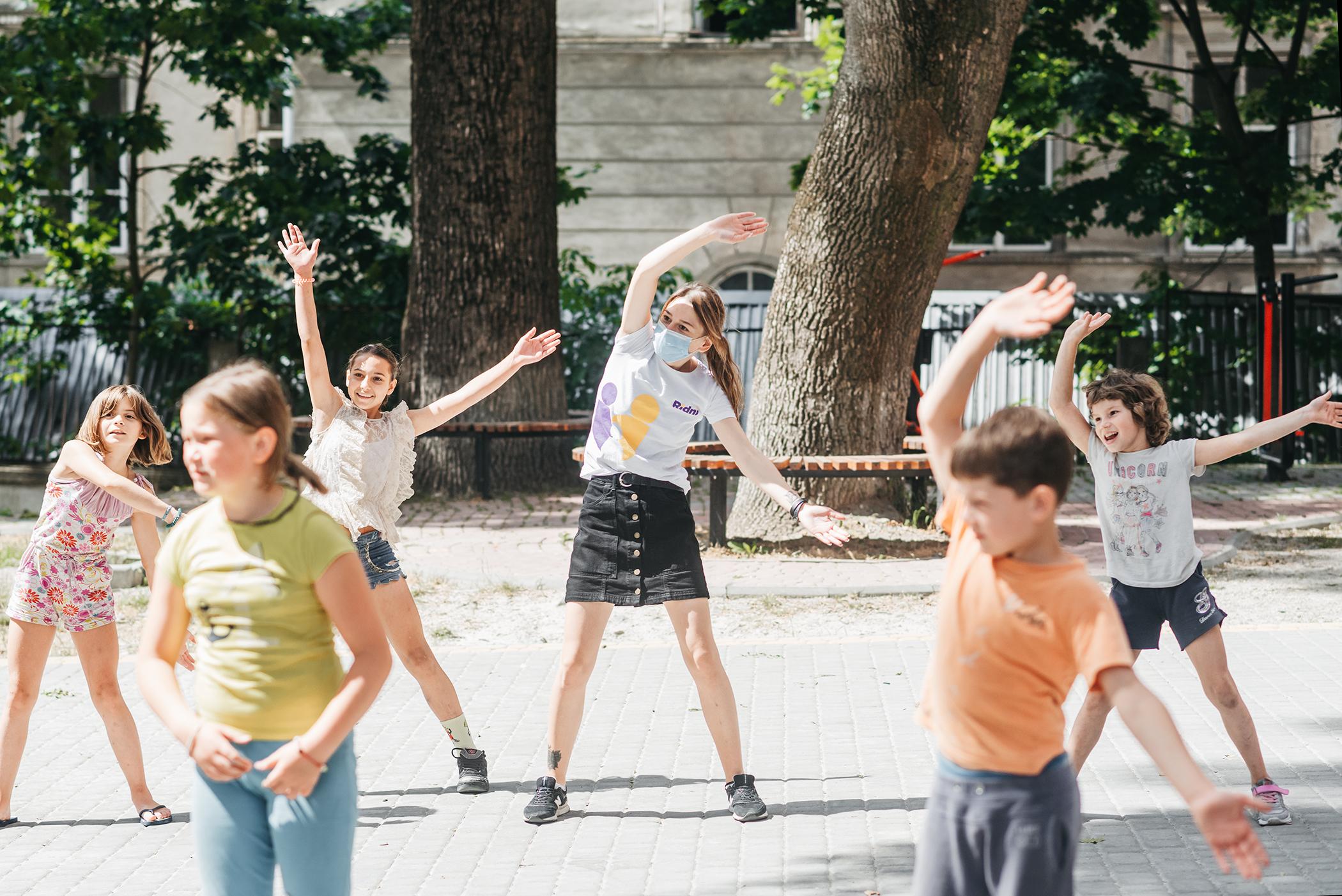 Ukrainian Children Playing