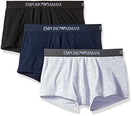 EMPORIO ARMANI 男士针织平角裤 3条装