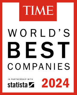 Badge for TIME names Computacenter one of the World’s Best Companies