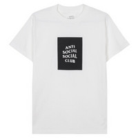 ANTI SOCIAL SOCIAL CLUB ASSC 中性款白色黑土经典字短袖T恤 AST204-L