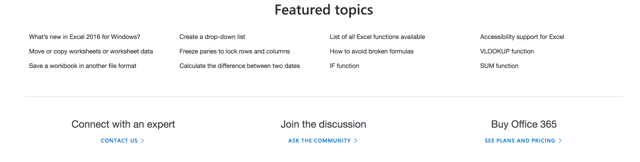 microsoft knowledge base example featured topics