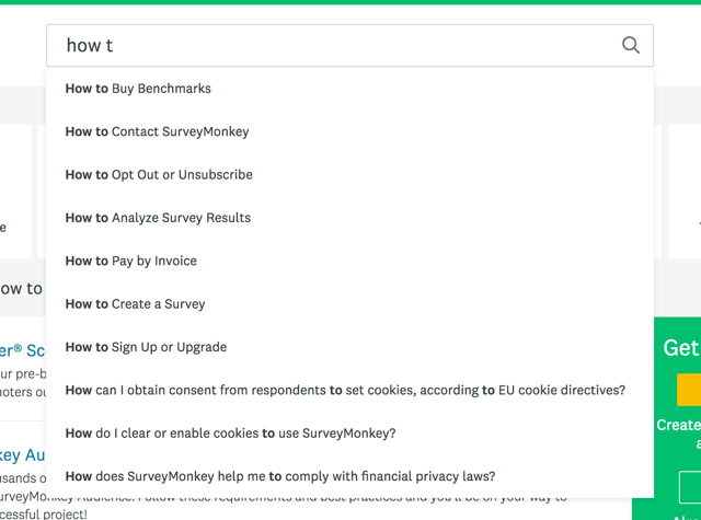 surveymonkey knowledge base help center