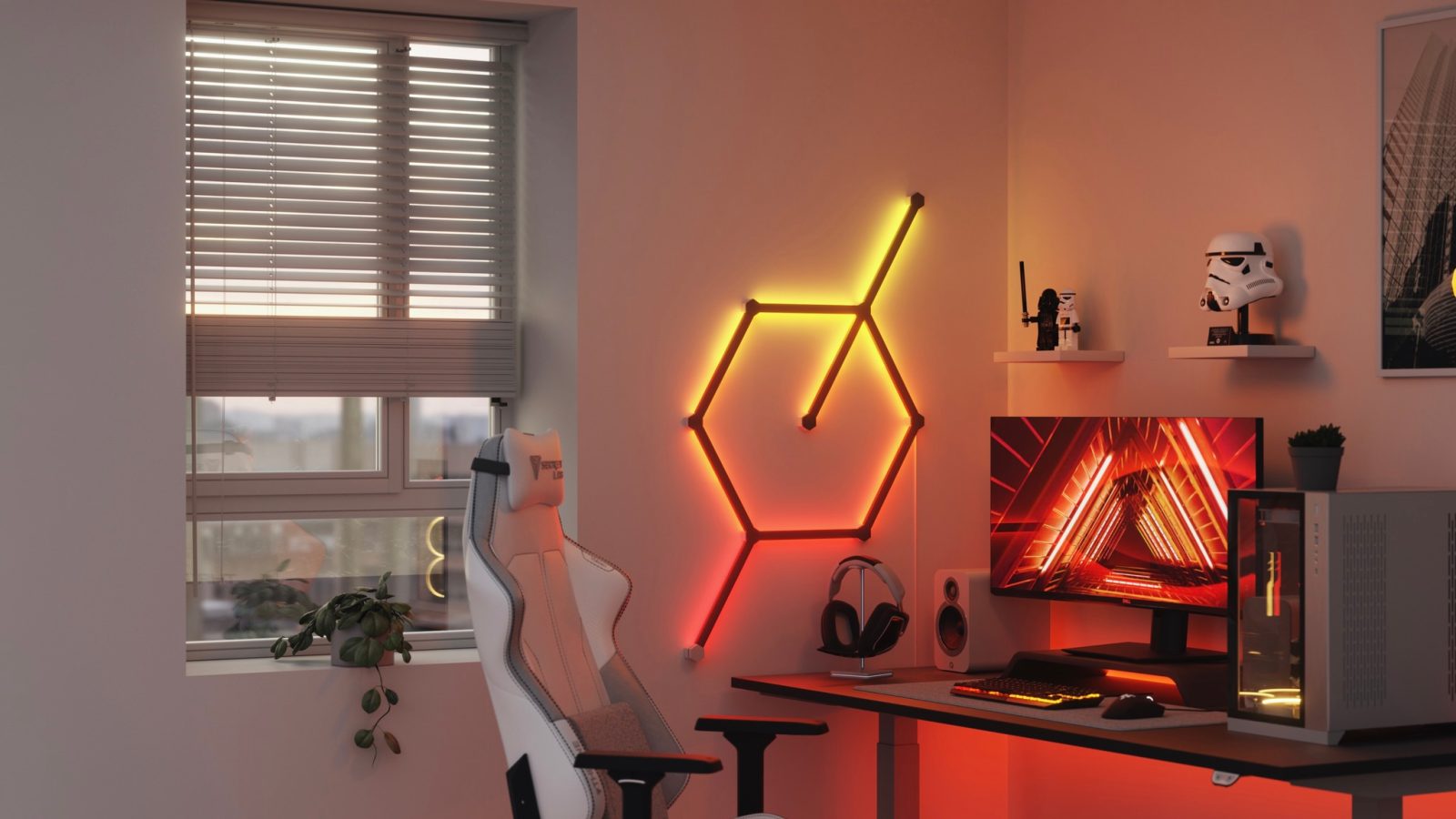 Nanoleaf Lines matte black skins