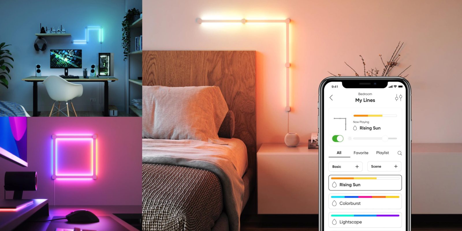 Nanoleaf Lines Squared HomeKit lights