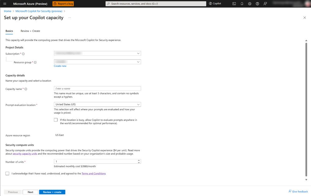 Figure 2: Provision SUCs in the Azure Portal