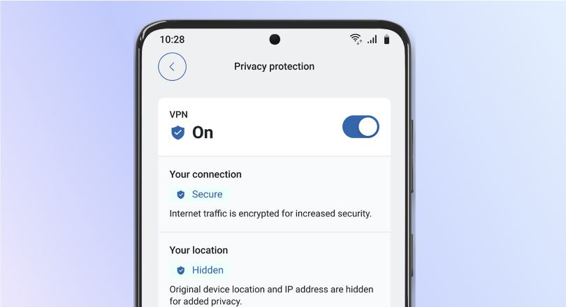 Figure 2: Privacy protection status