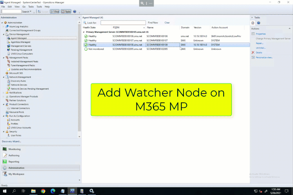 Steps to Add Watcher Node