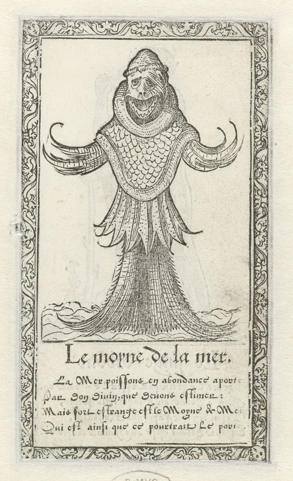 Woodcut of foreign costume