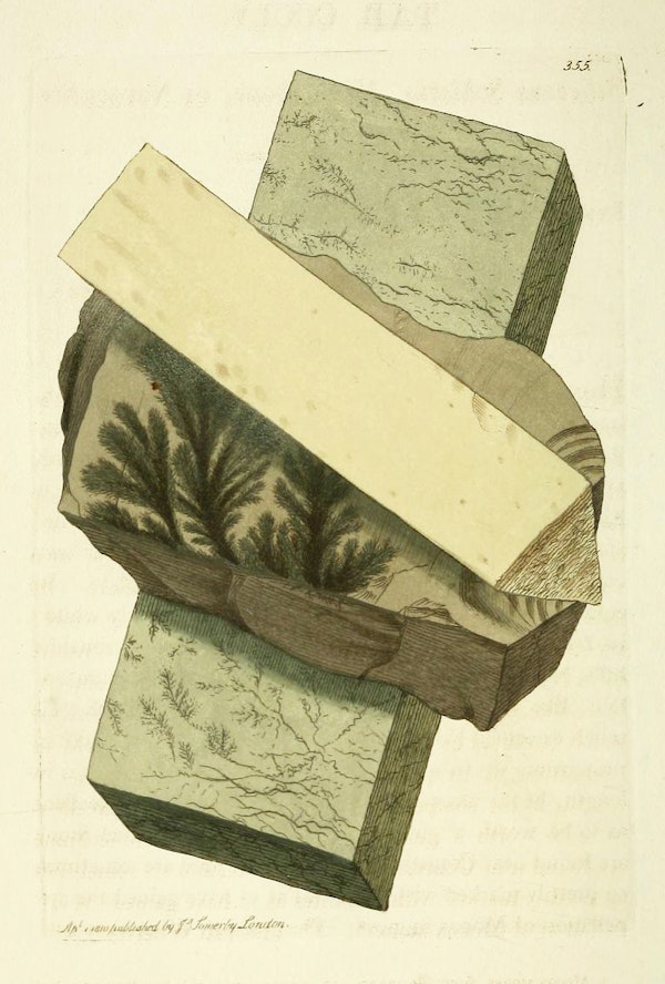 Illustration of minerals by Sowerby