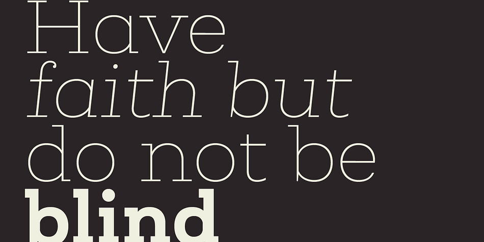 The latter, with its rationality, makes Queulat a stable and strong face for headings and subheadings.