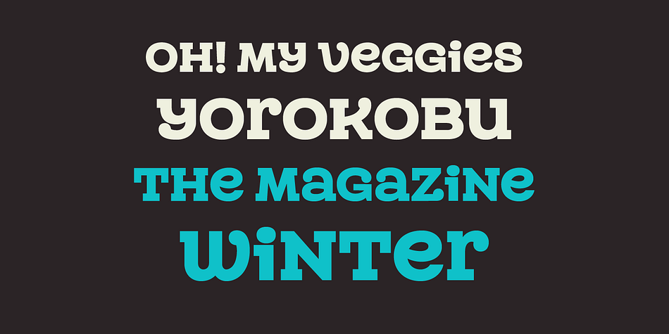 Emphasizing the favorited Queulat font family.