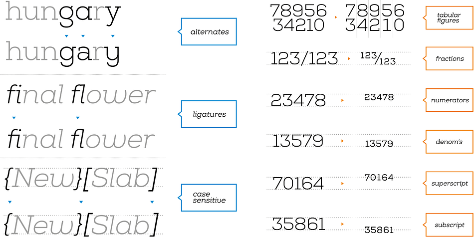 Just like these fonts, itís design is subject to rational, carefully thought-out, thick and thin bars with a low contrast between them.