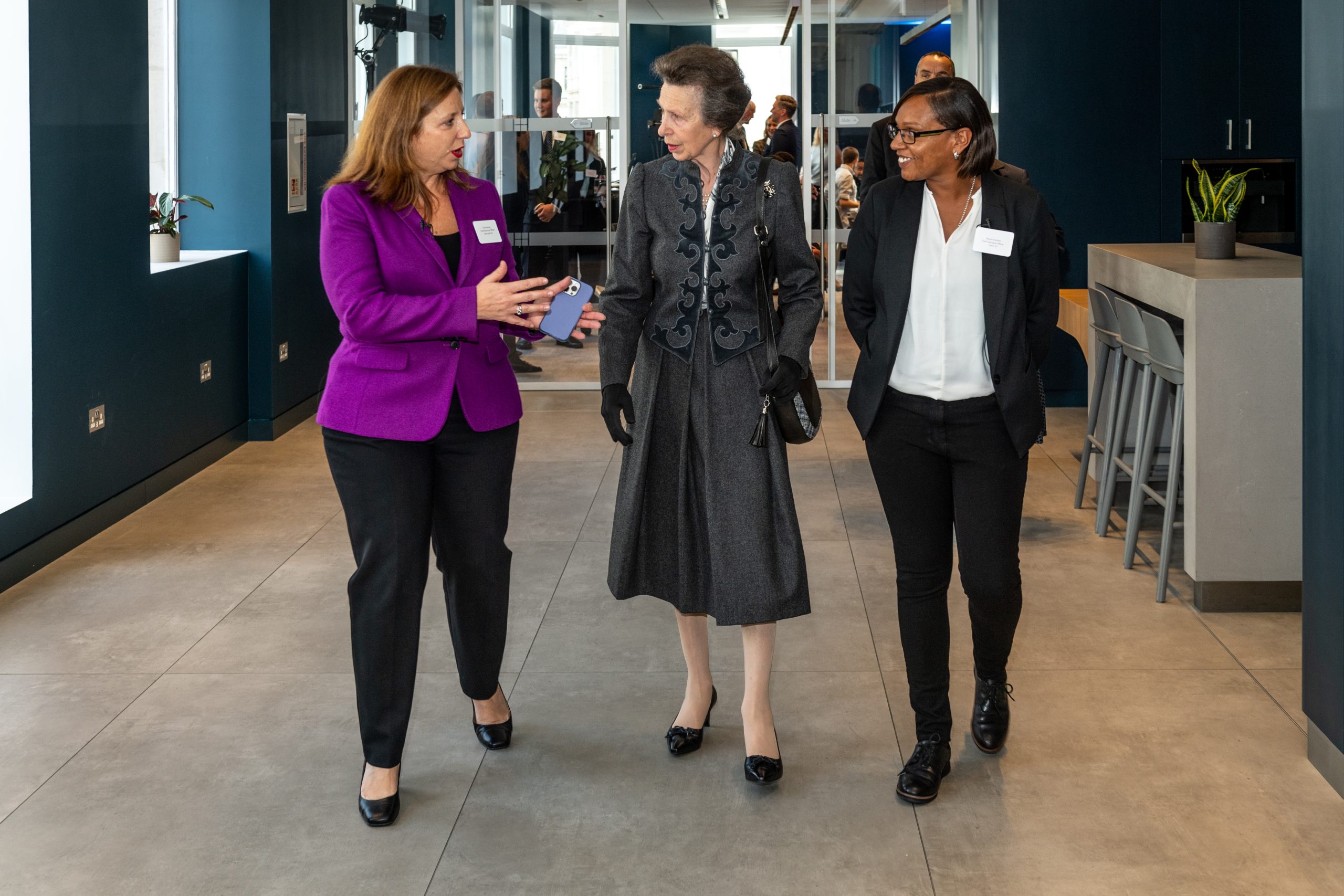 Clare Barclay, HRH The Princess Royal, Naomi Hulston