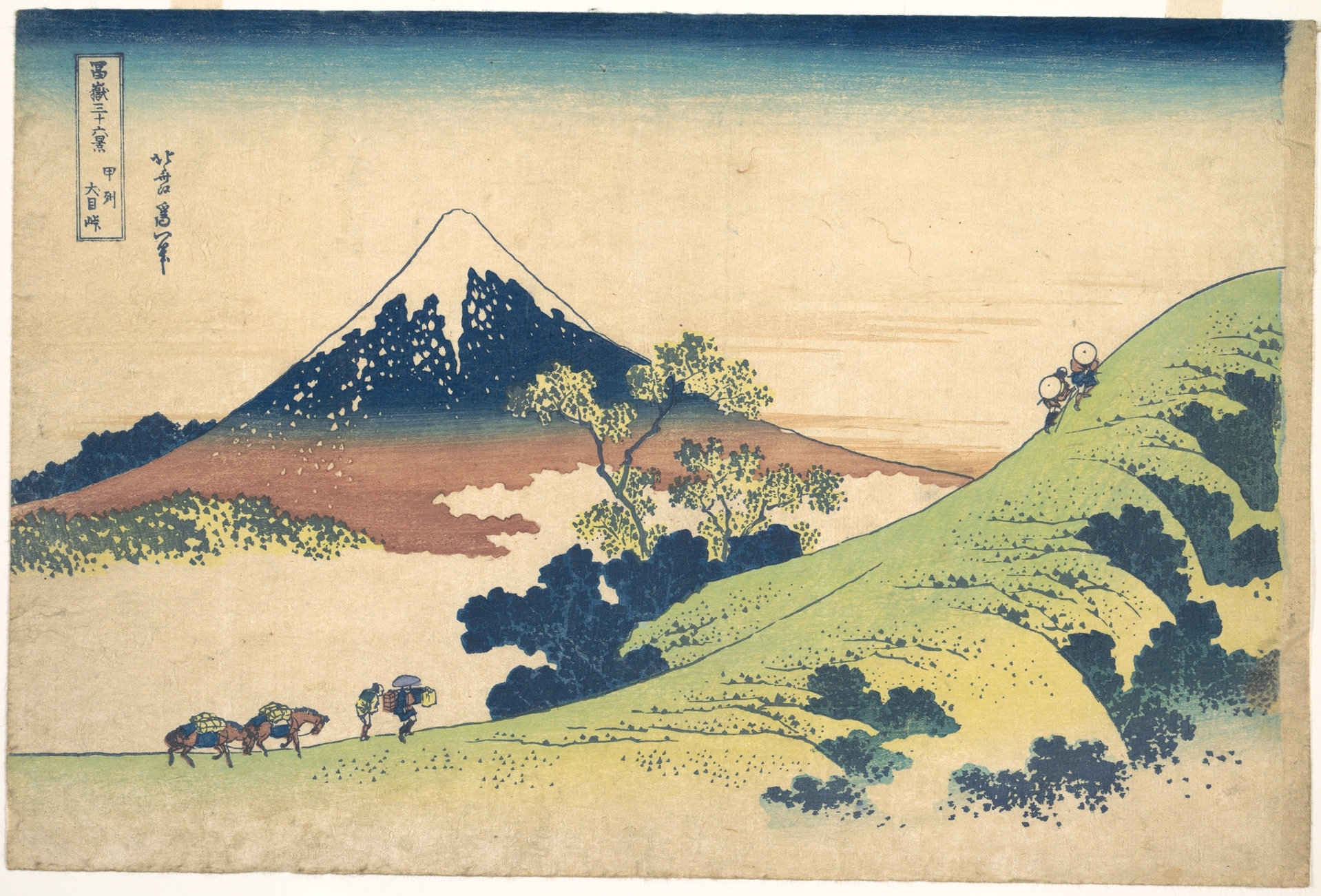 Katsushika Hokusai, 1830 Fuji