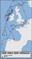 Routes of the Armada (GER)