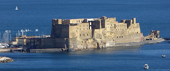 Castel dell'Ovo, foto aerea