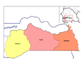 departments of Kolda region Départements de la région de Kolda