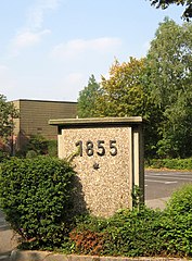 Sportlerdenkmal Haus Blumental Krefeld, Sockel leer