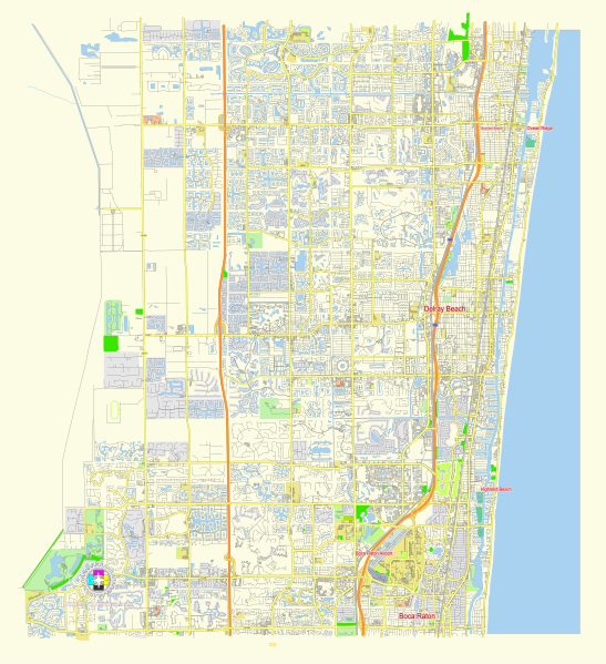 File:Delray Beach Florida US street map.svg