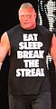 English: Brock Lesnar the day after beating the Undertaker at Wrestlemania XXX.