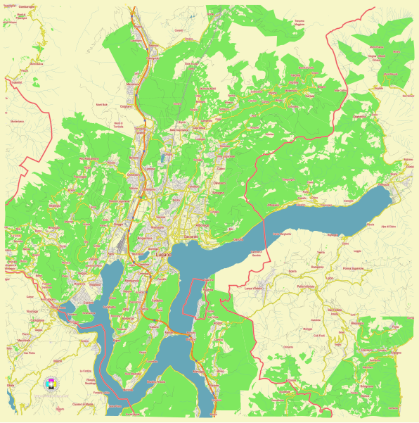 File:Lugano Switzerland street map.svg