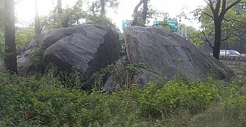 Split Rock, Pelham Bay Park, Bronx, New York City, USA