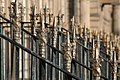 Metal fence detail - finials