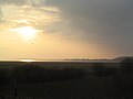 Sunset over the Eider River