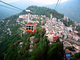 Gangtok, elev. 1,800 m.