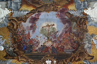 Triumph des Kreuzes by Christoph Thomas Scheffler (1699 - 1756) -- Trier, St. Paulin.