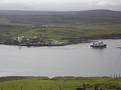 Vidlin, the ferry departs - geograph.org.uk - 3651442.jpg