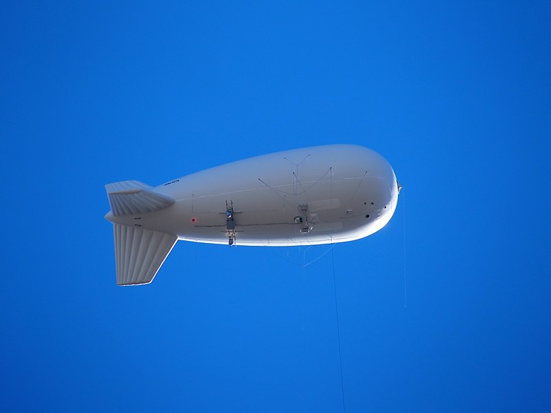 File:Close-up of a Tactical Aerostat viewed from below against a blue sky, over Nogales, Arizona.jpg