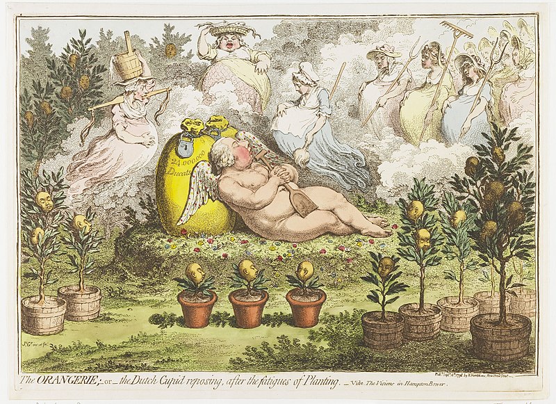 File:De Orangerie De Hollandse Cupido, uitrustend van de vermoeienissen van het planten, 1796 The Orangerie or the Dutch Cupid reposing, after the fatigues of Planting (titel op object), RP-P-1896-A-19118.jpg