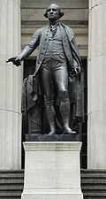Washington Statue in front of the Federal Hall