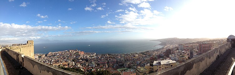 Panorama Napoli da Castel Sant'Elmo