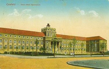 Moltke-Gymnasium Krefeld um 1910