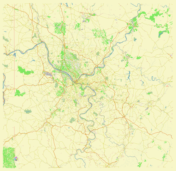 File:Pittsburgh Pennsylvania US street map.svg