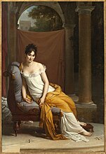 Portrait of Madame Récamier by François Gérard (1802).