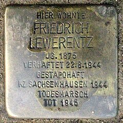 Stolperstein Hammerschmidtplatz 1, Krefeld