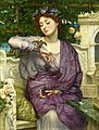 Sir Edward John Poynter, Lesbia and her sparrow. 1907