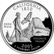 California quarter with John Muir