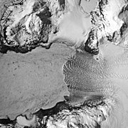 Columbia Glacier, Kadin Lake, Calving Terminus, April 21, 1998 (GLACIERS 1539).jpg