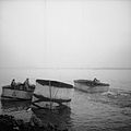 Sherman DD tanks crossing the Rhine, 24 March 1945.