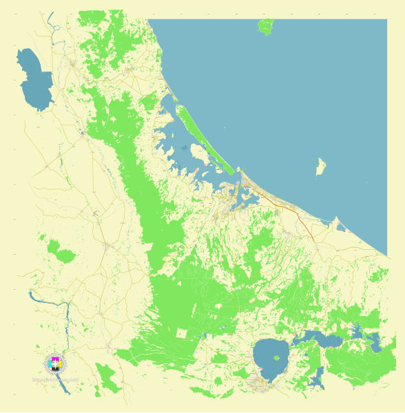 File:Tauranga New Zealand street map.svg