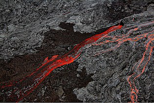 Active Pāhoehoe and ʻAʻā flows, Hawaii