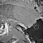 Columbia Glacier, Calving Terminus, Terentiev Lake, January 10, 1993 (GLACIERS 1582).jpg