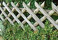 Wooden fence Trellis-work fence