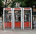 Telephone booth, Montecatini Terme, Tuscany.