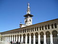 Northern arcade and the Minaret of the Bride