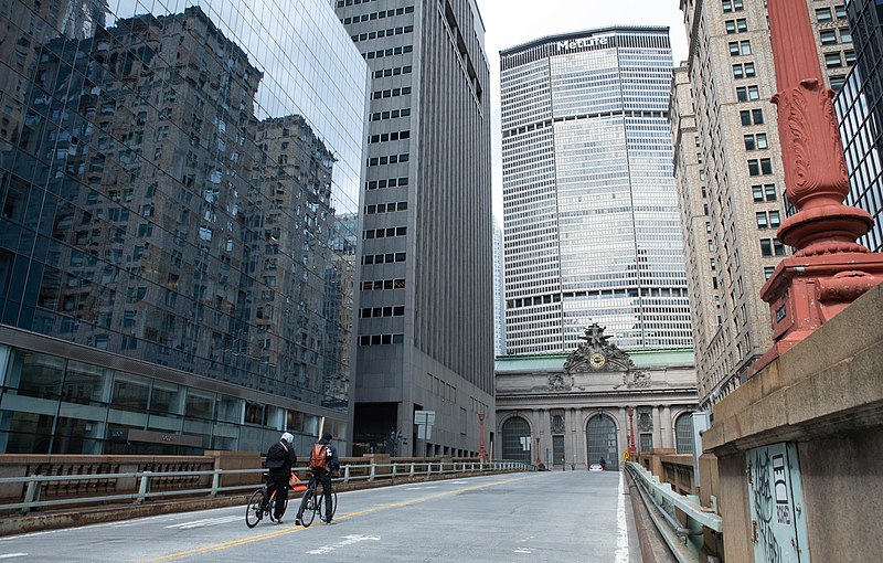 File:Grand Central Station Empty Streets New York City COVID19.jpg